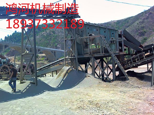 公司YK系列圆振筛在宜阳2#砂厂使用